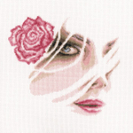 "Коралловая роза"-M567  вышивка