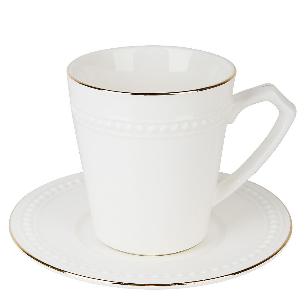 Набор чайный 12пр. "Prime" (6 персон) v=340мл (фарфор) (подарочная упаковка)