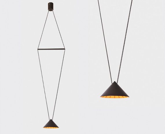 Подвесной светодиодный светильник Italline IT03-1430 black/orange