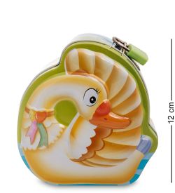 BX- 34/2 Металлическая копилка «Лебедь»