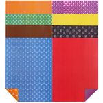 Цветная бумага А4, 8л. 8цв. двухсторонняя, с узорами, Мульти-Пульти Енот в волшебном мире, на скреп.