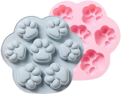 Форма силиконовая Лапки 7 яч 19*19*2,5 см