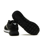 Кожаные кроссовки EA7 - черный(X8X151 XK386)