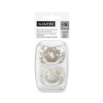 Набор физиологических пустышек Suavinex Wild бежевый, 18+ мес, 2 шт