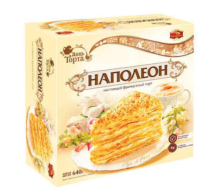 Торт "Наполеон" 640г. Черёмушки