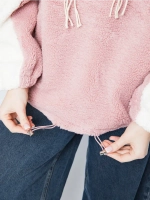 Толстовка плюшевая с капюшоном