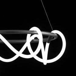 Citilux PYTHON CL220261 Люстра подвесная с пультом Чёрная