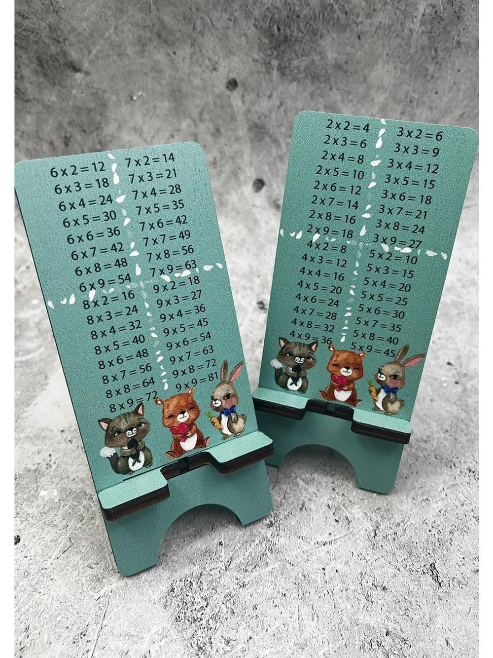 Подставка для телефона деревянная