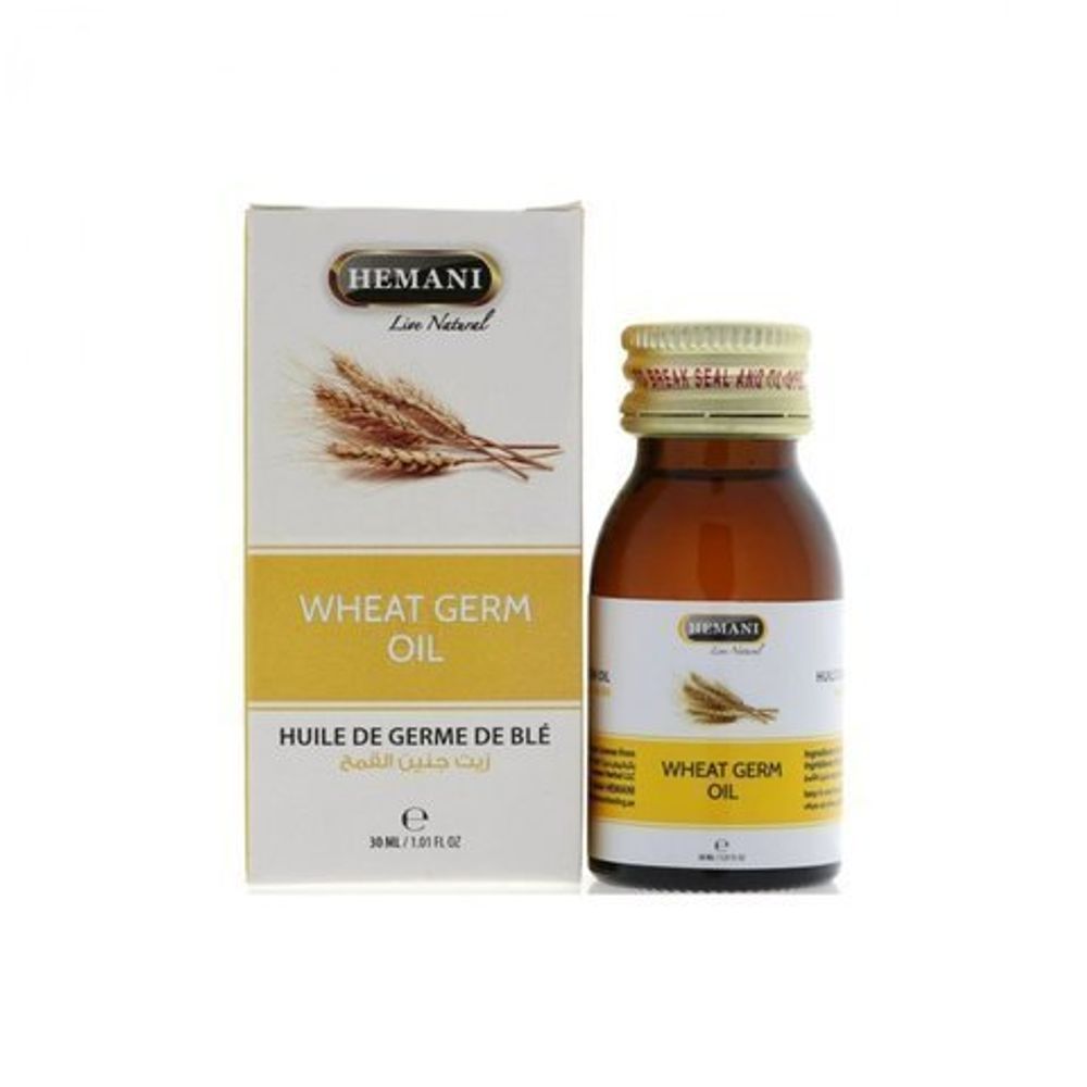 Масло Hemani Зародышей пшеницы Wheat Germ Oil, 30 мл