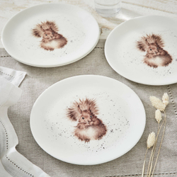 Royal Worcester - Wrendale Designs 21см Тарелка для завтрака с белками / артикул   WNLO5658-XB  / GTIN 749151675209
