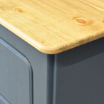 Тумба под телевизор, 115х29х40, Хаба, напольная, 2 двери, сосна, серый, Dipriz