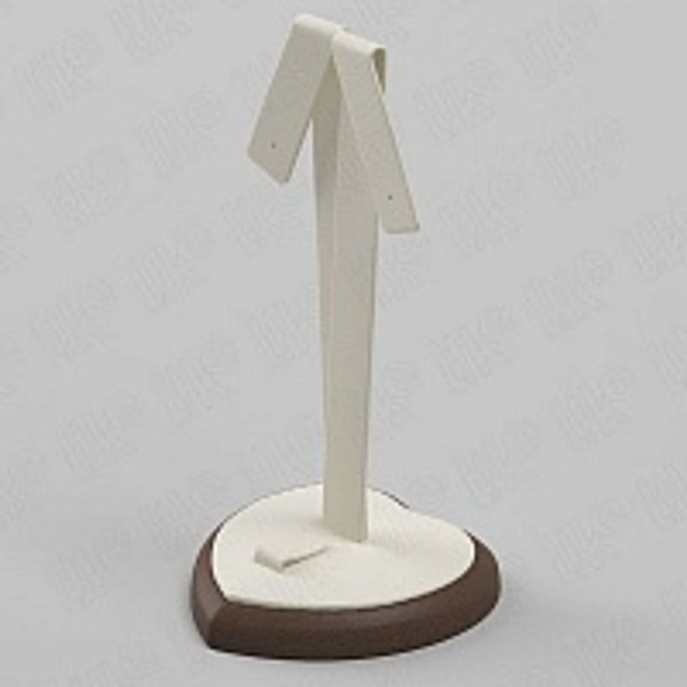 Подставка для гарнитура/ушки/2 отверстия/язычок/накладка/основание сердечко/Н-115 мм.