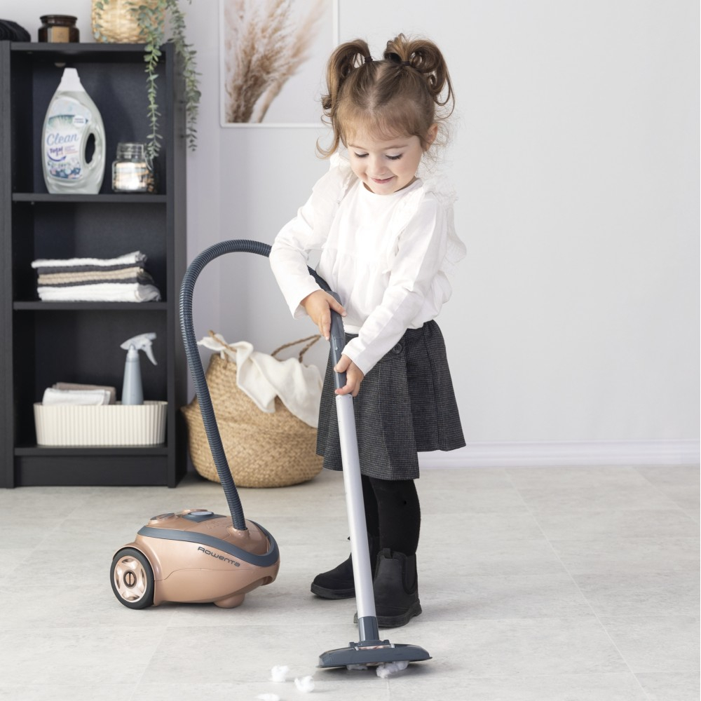 Игрушечный пылесос Smoby Rowenta 330222 со звуком для сюжетной игры от 3 лет — фото 6