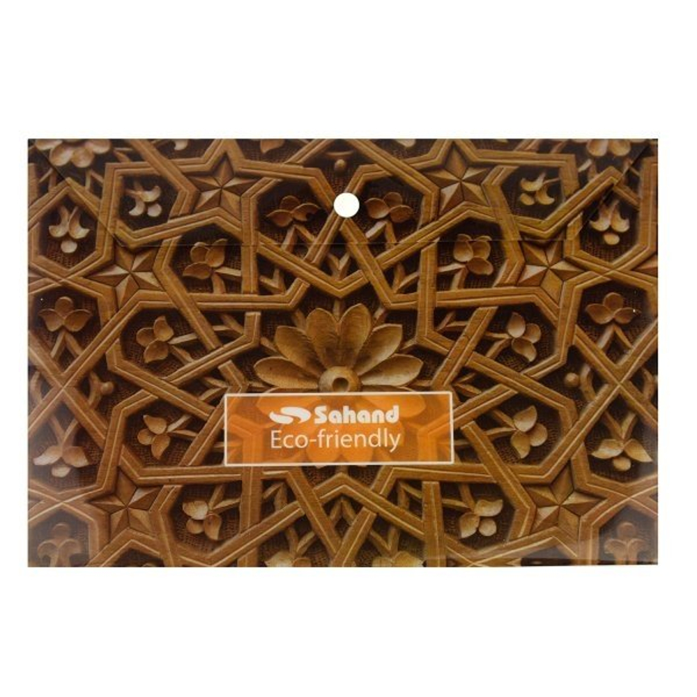 Папка-конверт на кнопке Sahand, A4, 220х320 мм, 180 мкм, ассорти, с рисунком, "Fantasy"