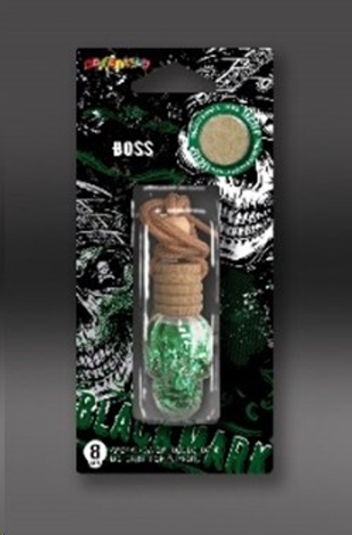 Ароматизатор подвесной  Aroma Glass  линейки  Black Mark  Boss 8 мл (аромат древесных нот с цитрусовыми оттенками) (FOUETTE)