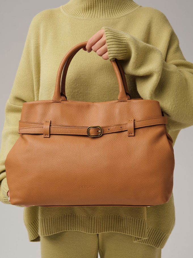 Сумка Deboro 31149 коричневый лист