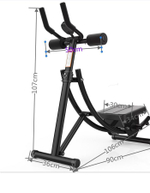 Тренажер для пресса живота с счетчиком складной