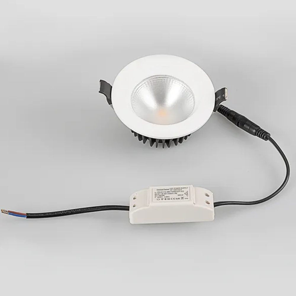 Светодиодный светильник LTD-105WH-FROST-9W Day White 110deg (Arlight, IP44 Металл, 3 года) 021492