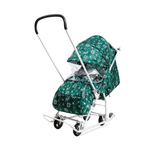 Санки-коляска Nika Наши детки НДТ3-1К/6 Скандинавский зеленый