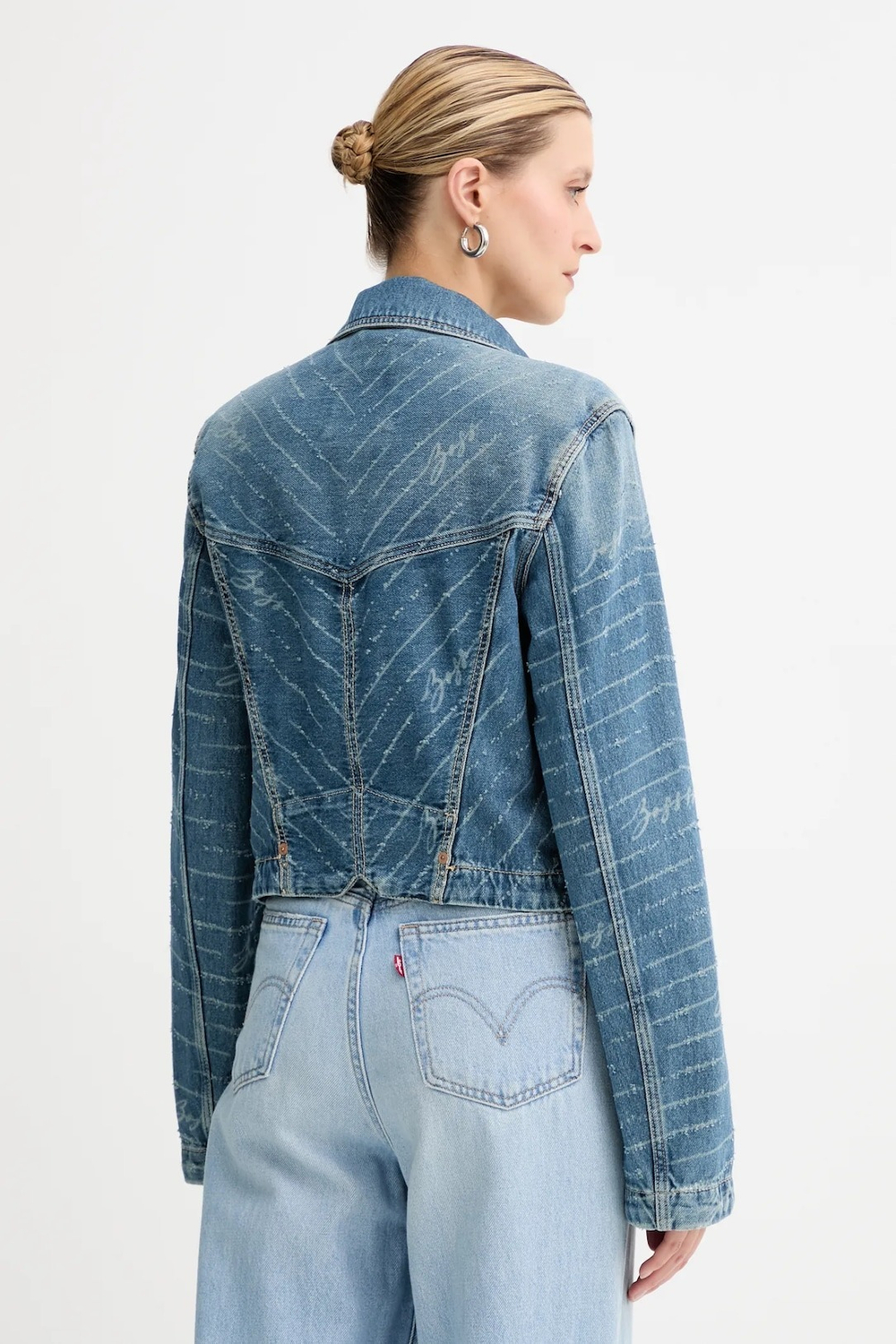 Куртка джинсовая женская BOSS C_DNM ZP TRCK JACKET