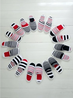 Тапочки в полоску вар.22