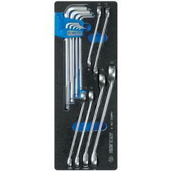 KING TONY (934-251MRV) Набор инструментов "DRIVE" в красной тележке, 251 предмет