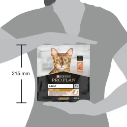 Pro plan cat adult derma care сухой корм для взрослых кошек для кожи и шерсти с лососем - 400 г