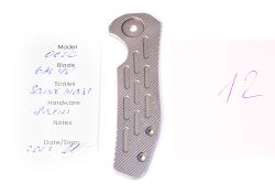 Накладка кастомная для Zero Tolerance 0620 ZT0620 титанфотография - 2