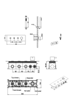Смеситель FUSION с ручным душем BRUSHED BRONZE