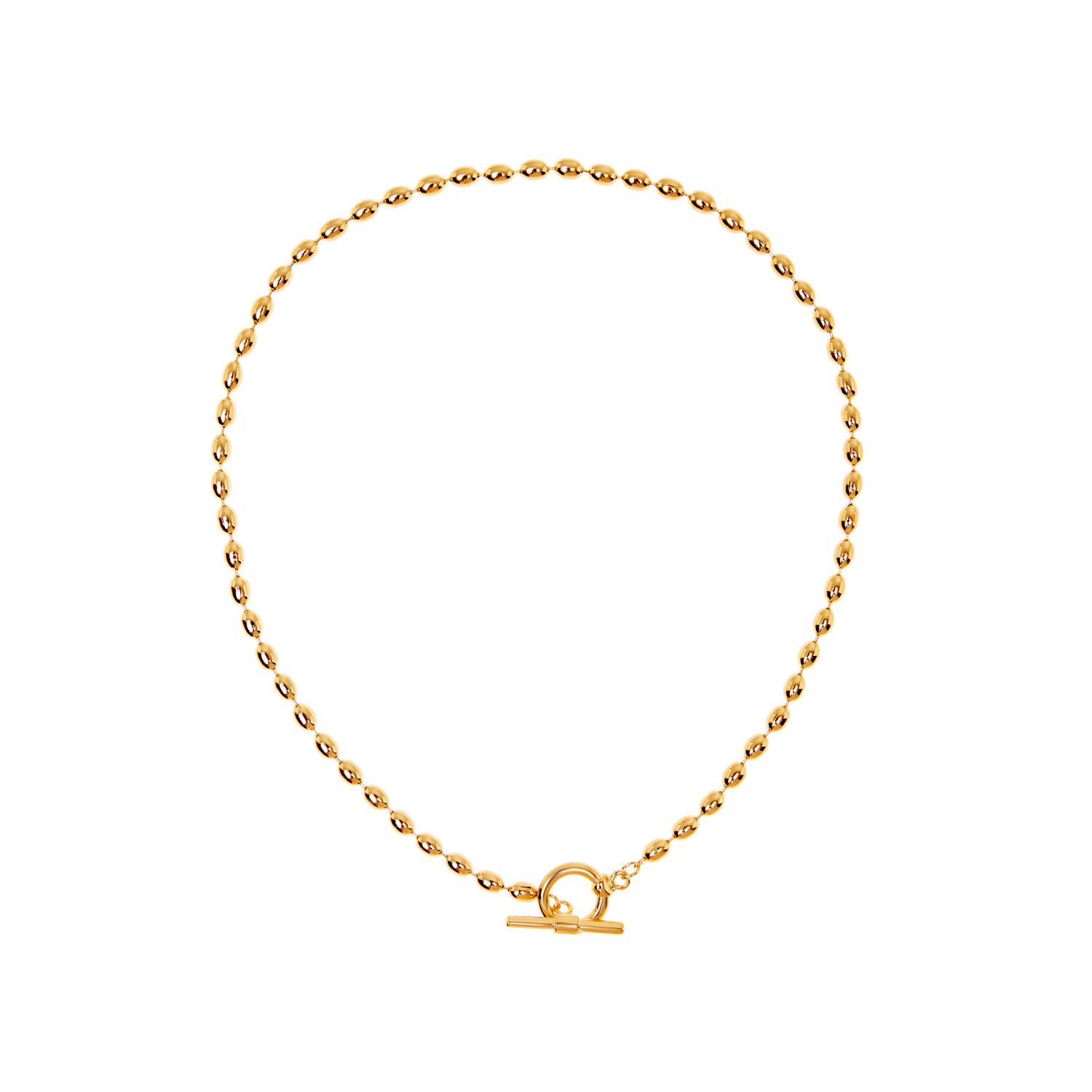 Колье Linear Link Necklace – Gold