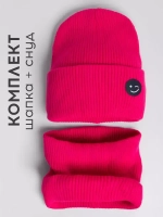 Шапка для девочки и снуд на осень