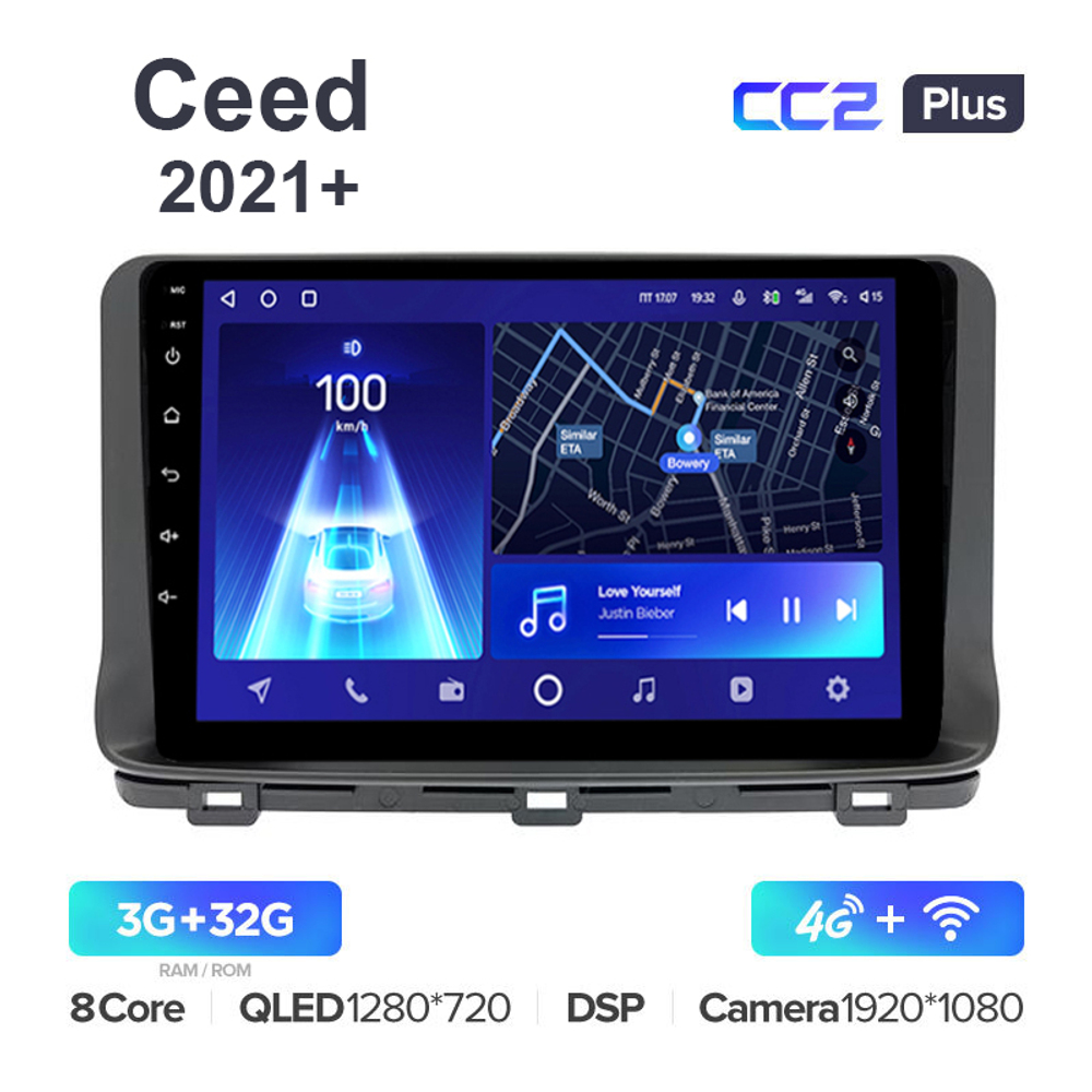 Teyes CC2 Plus 10,2"для Kia Ceed 2021+