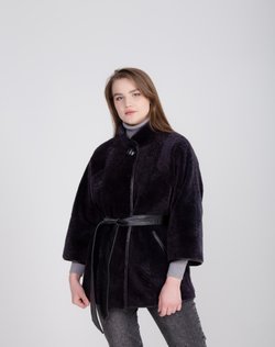 Мутоновая шуба из овчины