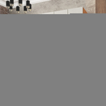 Шкаф Агератум МДФ четырехсекционный с антресолью и стеллажом Лайн флай (0,27) А10029 матовая - Орех Экко 9459  210*50*260