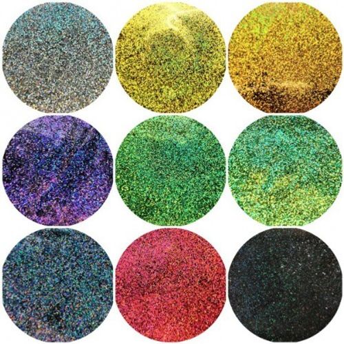 Набор Блёстки Глиттеры Флейки №13 - ГОЛОГРАФИК - 0.2 мм.