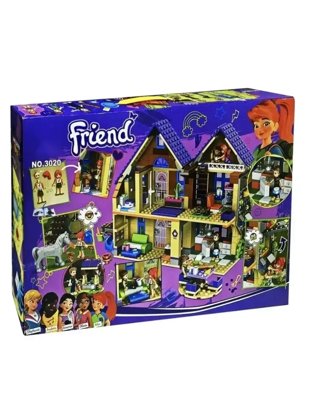 Конструктор Френдс дом Мии/796 деталей/3020