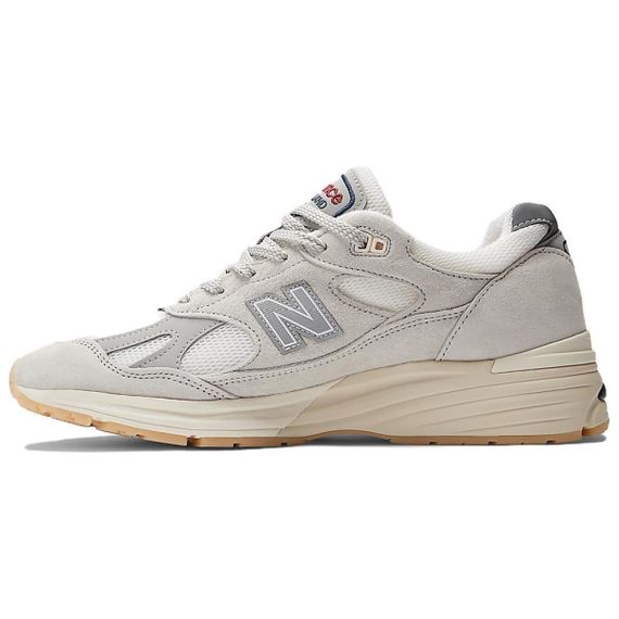 New Balance NB 991 V2 Беговые дорожки Низкие Серый белый/Белый Средний белый Яркоокрашенный Мужской