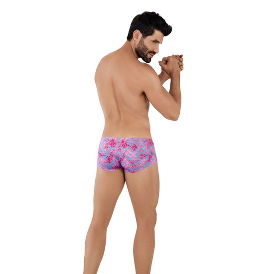 Мужские трусы хипсы цвета фуксия с рисунком Clever ZUG LATIN BOXER 104106