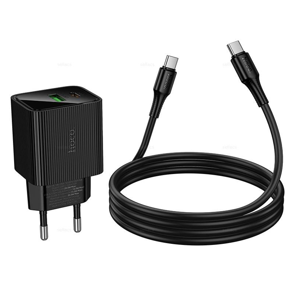Зарядное устройство для Type-C PD20W+QC3.0 Hoco CS83A (black)