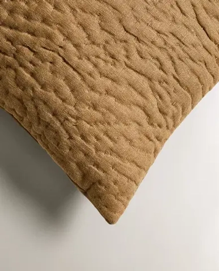 ZARA HOME НАВОЛОЧКА ДЛЯ ДЕКОРАТИВНОЙ ПОДУШКИ С КОНТРАСТНЫМ УЗОРОМ, СВЕТЛО-БЕЖЕВЫЙ