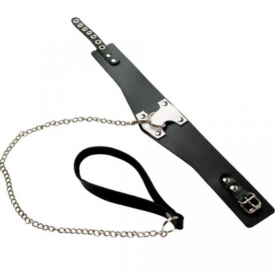 Ошейник с белым декором