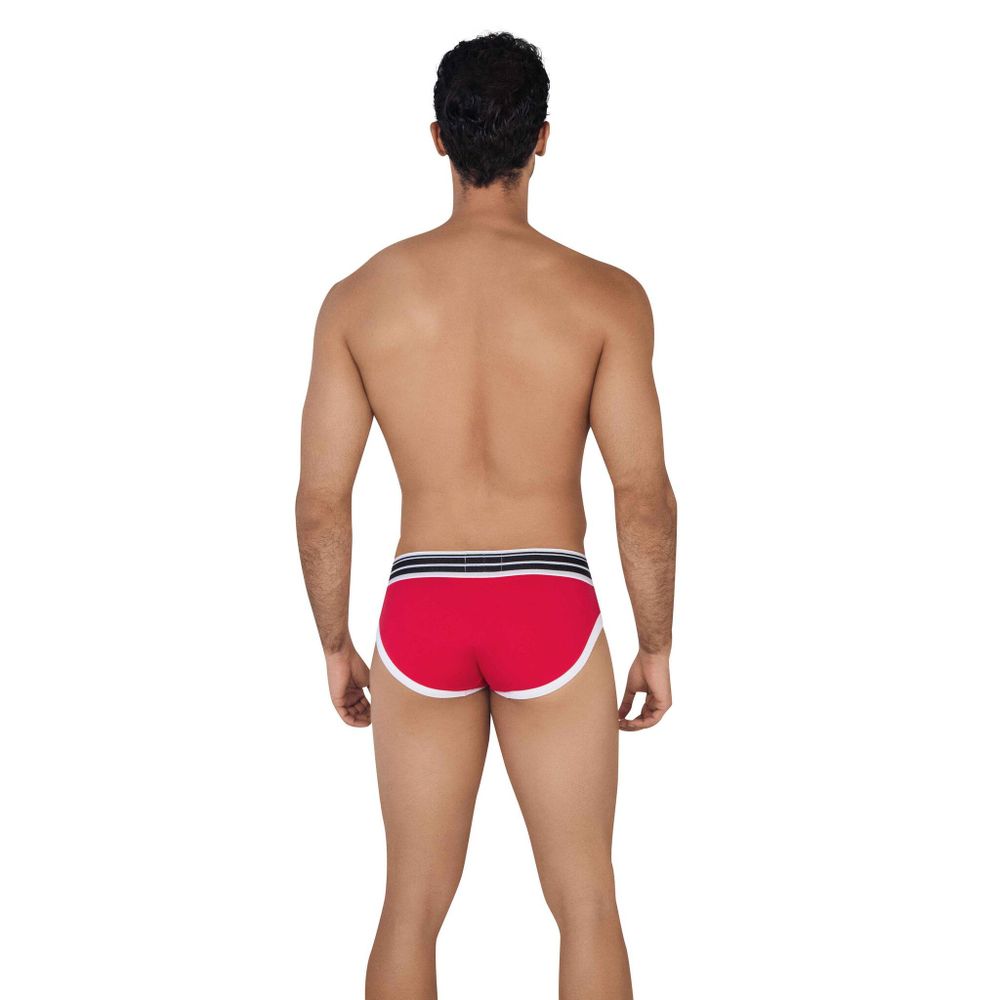 Мужские трусы слипы красные Clever UNCHAINDED PIPING BRIEF 062405