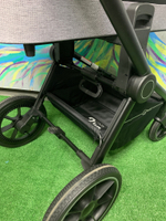 Коляска детская Rant "FLEX GRAND" PU (2в1) RA065 Mercury Grey