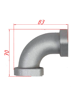 Патрубок карбюратора 28мм металл 125-160см3