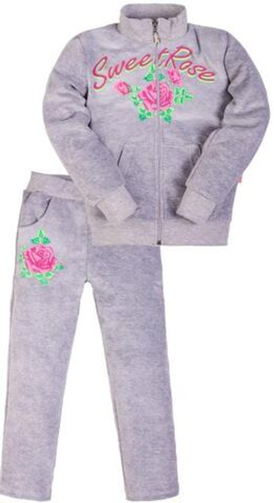 Костюм д/дев,серый меланж,р.92,Bonito,BK201KP