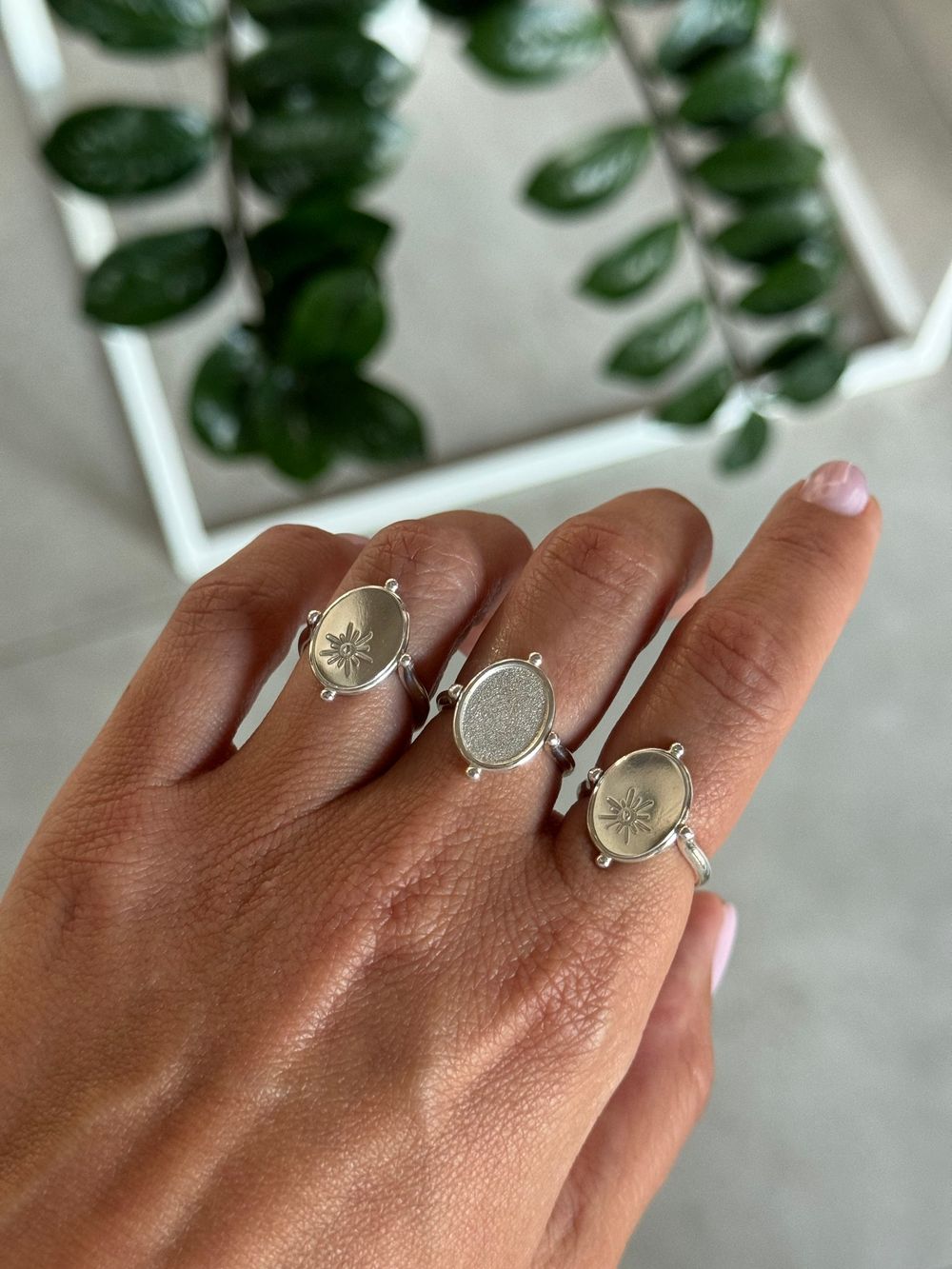 Кольцо-перевертыш Зеркало гармония