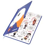 Дневник 1-11 класс 48 л., твердый, BRAUBERG, матовая ламинация, резинка, закладка-ляссе, с подсказом, "Гусь", 107237