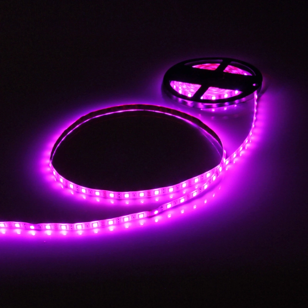 Гирлянда для дома Лента светодиодная самоклейка 5м*10мм, 270 ламп LED, 7 цветов, с пультом, степень защиты IP64