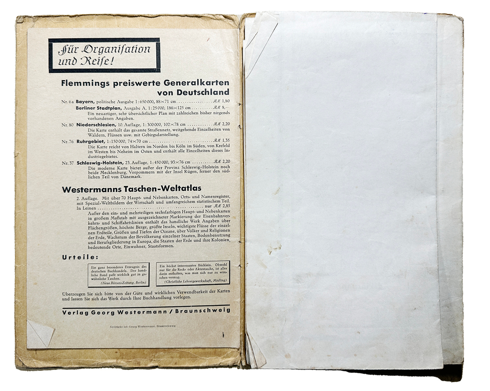 Генеральные карты Флемминга, № 10 N: Германия (Deutschland). Берлин, Германия. Georg Westermann.1935