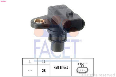 FACET - 90388-FAC - Sensor, camshaft position